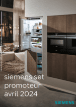 Électroménager promoteur immobilier SIEMENS. Téléchargez le catalogue pour revendeurs et professionnels du monde de la cuisine