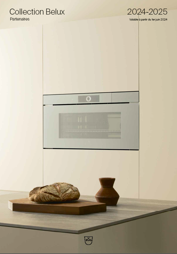Électroménagers V-Zug. Téléchargez le catalogue pour revendeurs et professionnels du monde de la cuisine